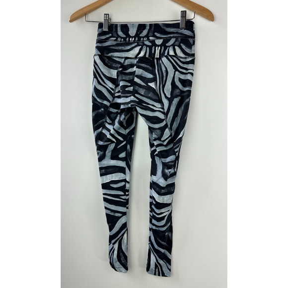 Varley Zebra Animal Print Leggings Workout Athletic Stretch Women's Size XS - Picture 8 of 8